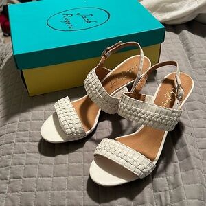 Jack rogers Tinsley high wedge sandal